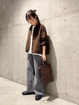 「URBAN RESEARCH Sonny Label（アーバンリサーチサニーレーベル）のアイテム」を使った、香織さん（レディース・154cm）の秋コーディネート