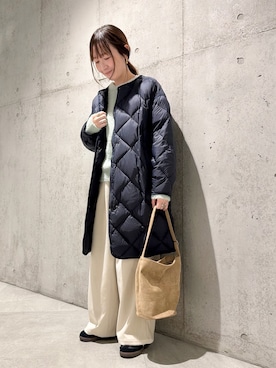 香織さん（レディース・154cm）の冬コーディネート