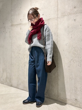 香織さん（レディース・154cm）の冬コーディネート