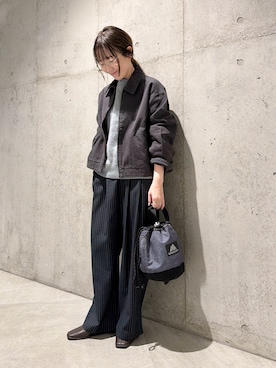 香織さん(レディース・154cm)の冬コーディネート