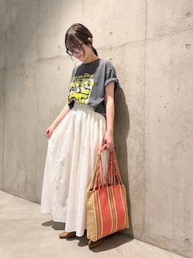 「URBAN RESEARCH Sonny Label（アーバンリサーチサニーレーベル）のアイテム（シューズ）」を使った、香織さん（レディース・154cm）の春コーディネート