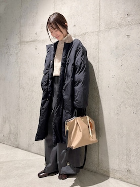 香織さん(レディース・154cm)の冬コーディネート