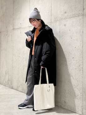 香織さん（レディース・154cm）の冬コーディネート