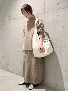 「アイテム（ワンピース/ドレス）」を使った、香織さん（レディース・154cm）の秋コーディネート