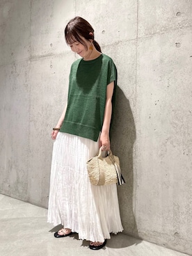 香織さん（レディース・154cm）の夏コーディネート