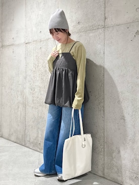 「URBAN RESEARCH Sonny Label（アーバンリサーチサニーレーベル）のアイテム」を使った、香織さん（骨格ストレート・レディース・154cm）の冬コーディネート