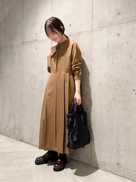 「URBAN RESEARCH DOORS(アーバンリサーチドアーズ)のアイテム(バッグ)」を使った、香織さん(レディース・154cm)の秋コーディネート