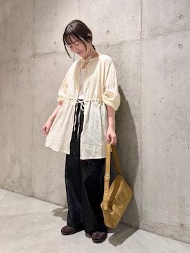 「URBAN RESEARCH Sonny Label（アーバンリサーチサニーレーベル）のアイテム（シューズ）」を使った、香織さん（レディース・154cm）の春コーディネート