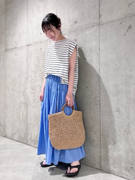 香織さん（レディース・154cm）の夏コーディネート