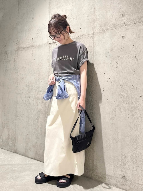 ドットアソートストレートスカート