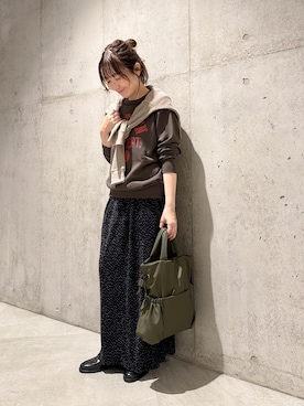 「URBAN RESEARCH Sonny Label（アーバンリサーチサニーレーベル）のアイテム」を使った、香織さん（レディース・154cm）の秋コーディネート