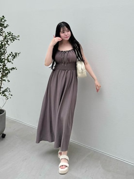 「アイテム（その他シューズ）」を使った、Shionさん（レディース・159cm）の夏コーディネート