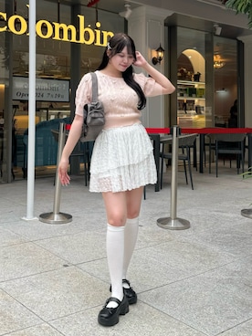 「アイテム（その他シューズ）」を使った、Shionさん（レディース・159cm）の夏コーディネート