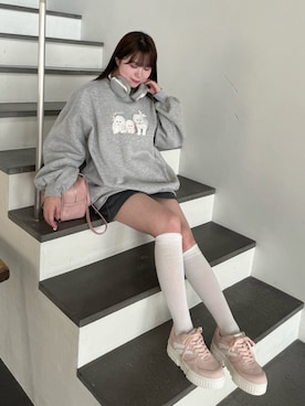 「アイテム（その他シューズ）」を使った、Shionさん（レディース・159cm）の秋コーディネート