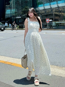 「海」｜「アイテム（その他シューズ）」を使った、Shionさん（レディース・159cm）の夏コーディネート