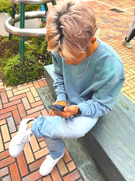 「アイテム（スウェット）」を使った、nob2723さん（メンズ・164cm・30代）の秋コーディネート