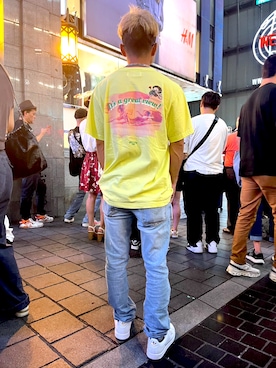 「アイテム（デニムパンツ）」を使った、nob2723さん（メンズ・164cm・30代）の秋コーディネート