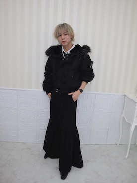 「Chikashitsu +（チカシツプラス）のアイテム」を使った、あさひさん（メンズ・171cm）の春コーディネート
