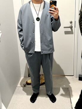 「NEW BALANCE（ニューバランス）のアイテム（ジャケット/アウター）」を使った、mackenmakさん（メンズ・178cm）の春コーディネート