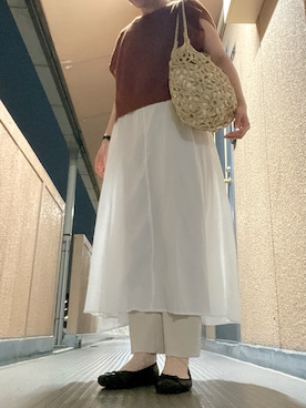 「menue（メヌエ）のアイテム」を使った、higa_99さん（レディース・150cm）の夏コーディネート
