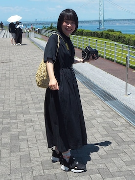 「Daniel Wellington（ダニエルウェリントン）のPETITE ST MAWES 28mm（アナログ腕時計）」を使った、higa_99さん（レディース・150cm）の夏コーディネート