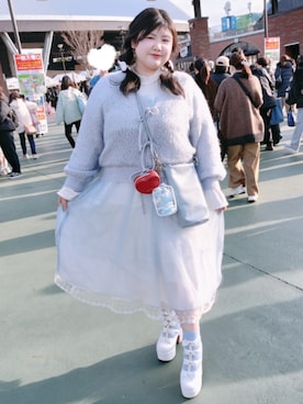 「3coins（3coins）のアイテム」を使った、きゅるᵕ̈໒꒱·̩͙🔰さん（レディース・155cm）の春コーディネート