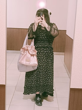 きゅるᵕ̈໒꒱·̩͙🔰さん（レディース・155cm）の春コーディネート