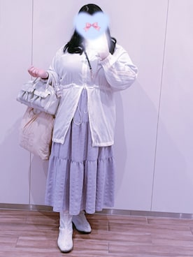 「F i.n.t（フィント）のアイテム（バッグ）」を使った、きゅるᵕ̈໒꒱·̩͙🔰さん（レディース・155cm）の冬コーディネート