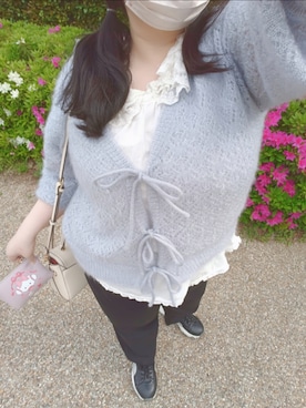 「SAMANTHAVEGA（サマンサベガ）のアイテム」を使った、きゅるᵕ̈໒꒱·̩͙🔰さん（レディース・155cm）の春コーディネート