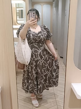 「Lattice（Lattice）のアイテム」を使った、きゅるᵕ̈໒꒱·̩͙🔰さん（レディース・155cm）の夏コーディネート