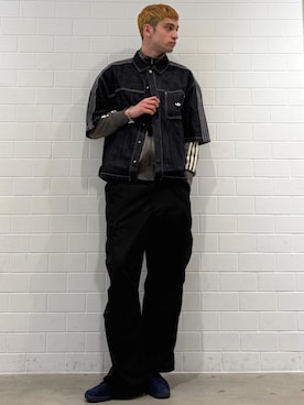 JNさん（メンズ・195cm）の春コーディネート