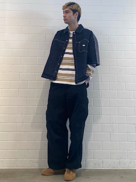 JNさん（メンズ・195cm）の冬コーディネート