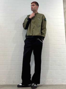 「アイテム（シューズ）」を使った、JNさん（メンズ・195cm）の秋コーディネート