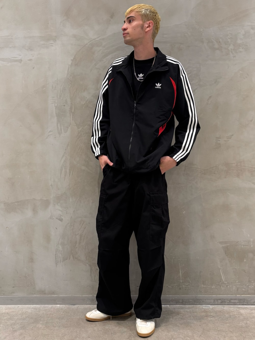 adidas トラックジャケット ナイロンジャケット Y2K archive 00s adidas アディダス y2k ナイロン トラックジャケット - メルカリ