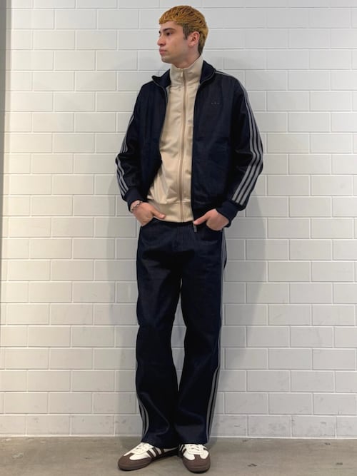 【M】ATMOSアディダス デニム ファイヤー バード トラックトップ adidas FIREBIRD DENIM TRACK TOP / PANTS | atmos（アトモス） 公式