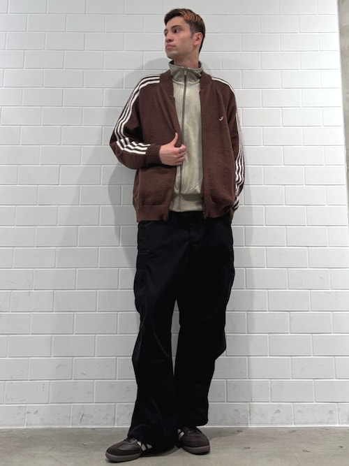超希少 M！adidas ブラウン トラックジャケット ファイヤーバード