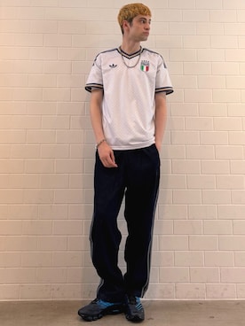 JNさん（メンズ・195cm）の春コーディネート