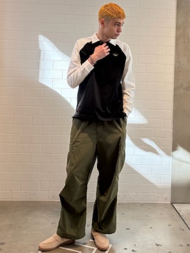 JNさん（メンズ・195cm）の冬コーディネート