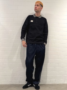 「アイテム（シューズ）」を使った、JNさん（メンズ・195cm）の秋コーディネート