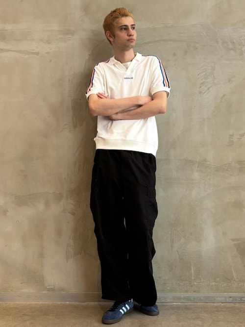 【美品】アディダスオリジナルス　ポロシャツ　ナケルスミス　総柄　7 楽天市場】アディダス adidas ポロシャツ 半袖 メンズ ナケル