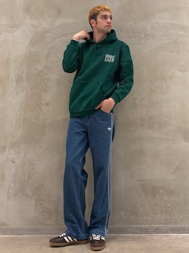 「アイテム（シューズ）」を使った、JNさん（メンズ・195cm）の秋コーディネート