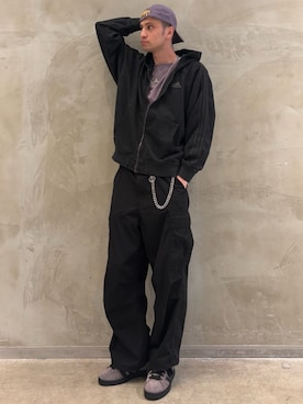 「アイテム（トップス）」を使った、JNさん（メンズ・195cm）の夏コーディネート
