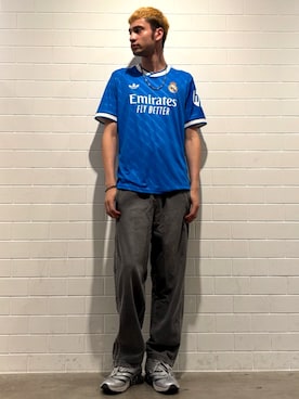 「アイテム（シューズ）」を使った、JNさん（メンズ・195cm）の秋コーディネート
