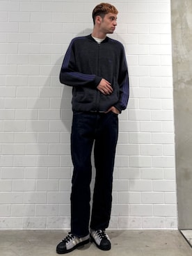 「アイテム（シューズ）」を使った、JNさん（メンズ・195cm）の秋コーディネート