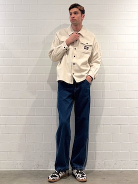 「アイテム（シューズ）」を使った、JNさん（メンズ・195cm）の秋コーディネート