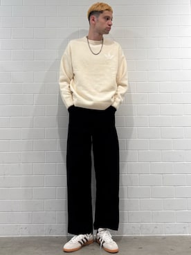 「アイテム（シューズ）」を使った、JNさん（メンズ・195cm）の秋コーディネート