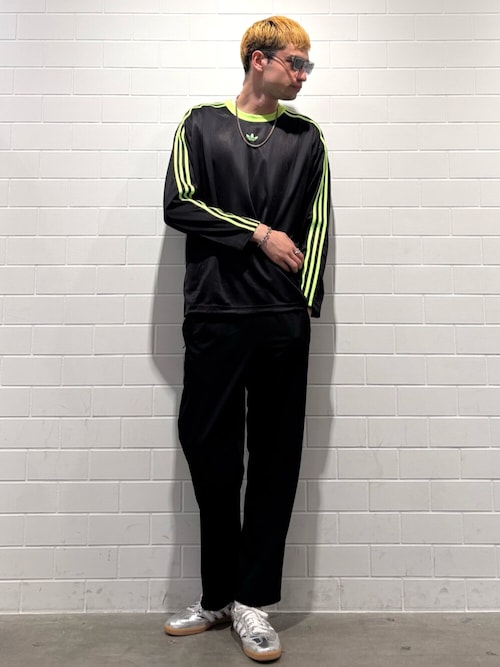 adidas アディカラー ジャカード 長袖ジャージー / ロンT