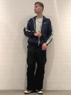 「アイテム（シューズ）」を使った、JNさん（メンズ・195cm）の秋コーディネート