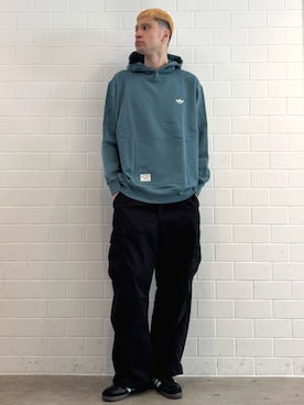 「アイテム（シューズ）」を使った、JNさん（メンズ・195cm）の秋コーディネート