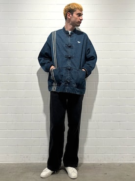 「アイテム（シューズ）」を使った、JNさん（メンズ・195cm）の秋コーディネート